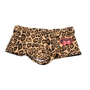 Omighty Ribbon Boy Short in Big Leopard